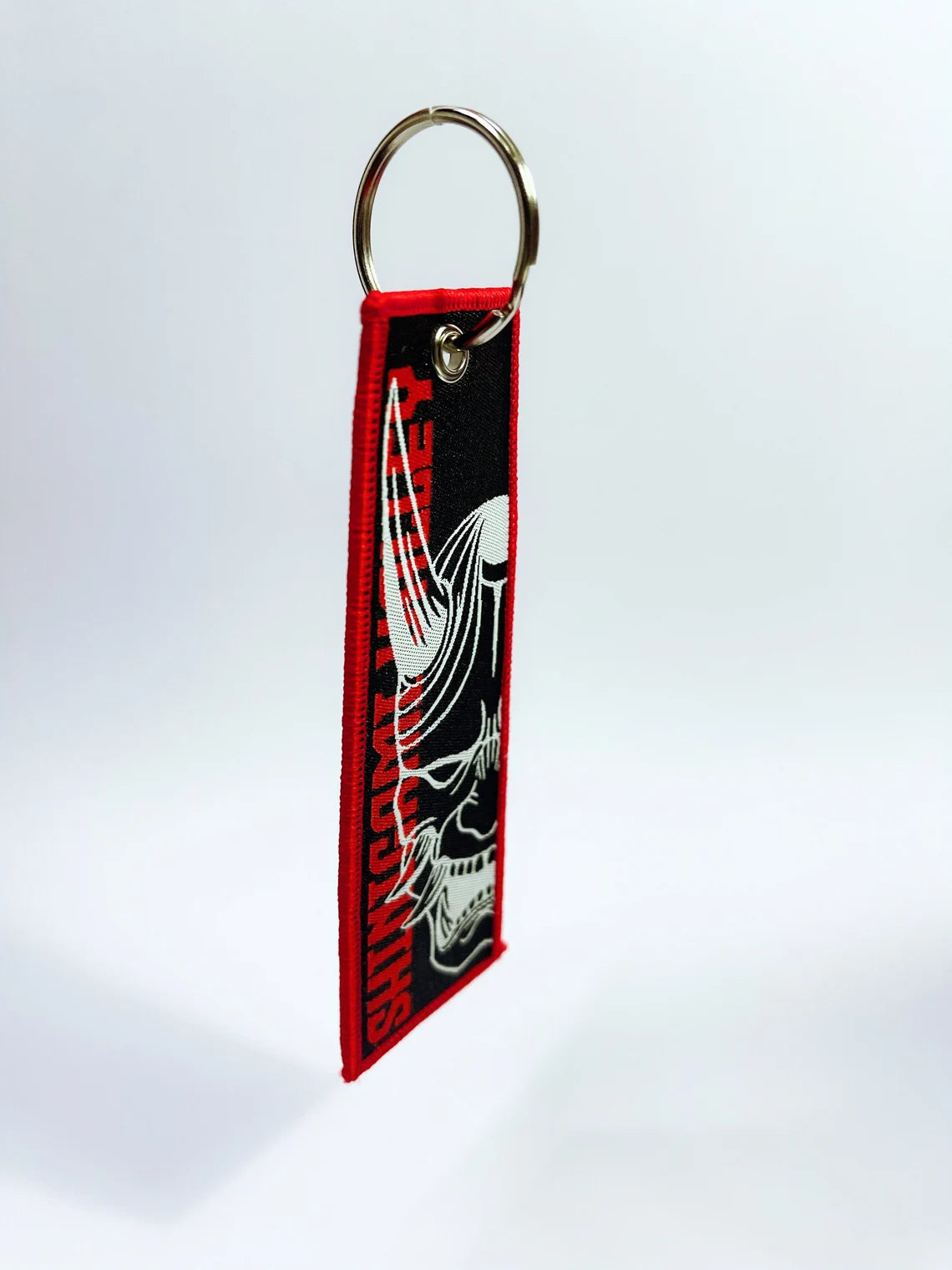 Shinigami Valley Car Jet Tag Keychain (Oni Mask Design)