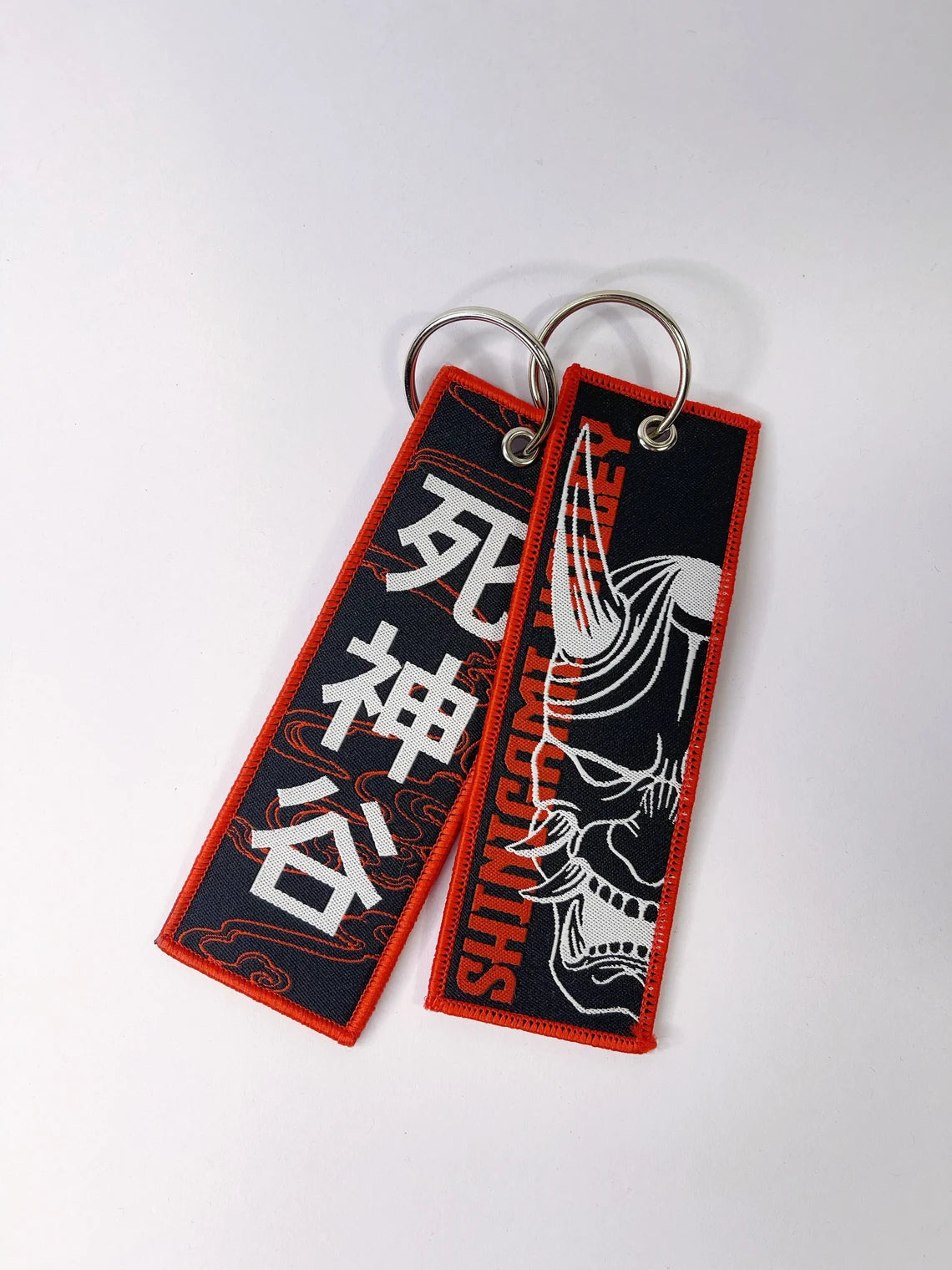 Shinigami Valley Car Jet Tag Keychain (Oni Mask Design)